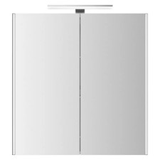 Spiegelschrank Jokey, mit LED-Licht, Aluminium - B