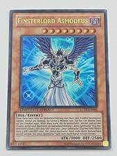 YU GI OH Finsterlord Asmodeus Limitierte Auflage Ultra Rare NM