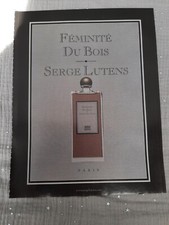 Werbepapier Parfum. Parfum Ad