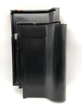 Dachziegel Flachdachziegel Jacobi J13v schwarz glasiert