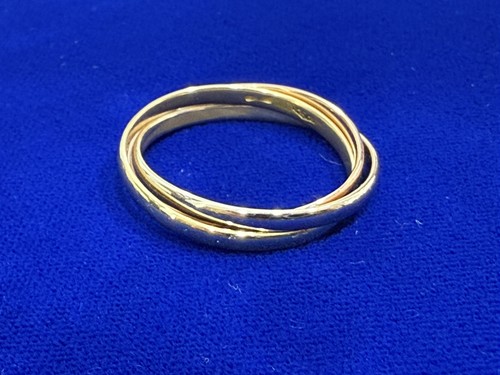 Ring trinity gold 18k - ring,