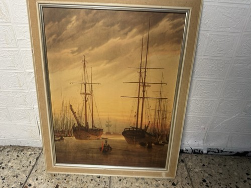 Vintage ddr wandbild - wandbild, im