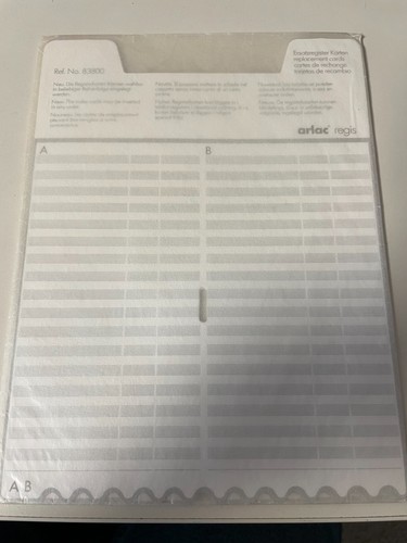 Arlac regis ersatzregister - regis,