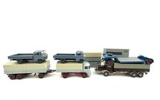 Wiking H0 LKW Konvolut mit Containern und Planen