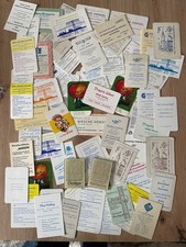 85 Stück DDR Taschenkalender Werbung Görlitz Betrieb Geschäfte usw