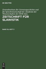 Zeitschrift Für Slawistik