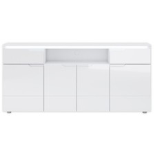 TV-Sideboard - weiß Hochglanz