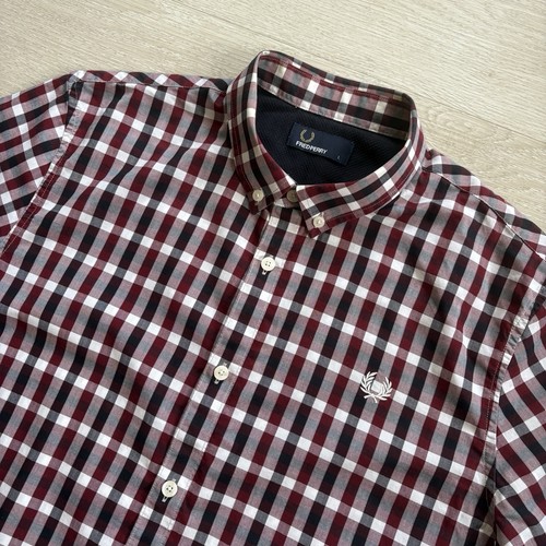 Fred perry kurzarm karohemd - kurzarm,