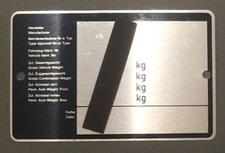 GM Opel Typenschild Manta