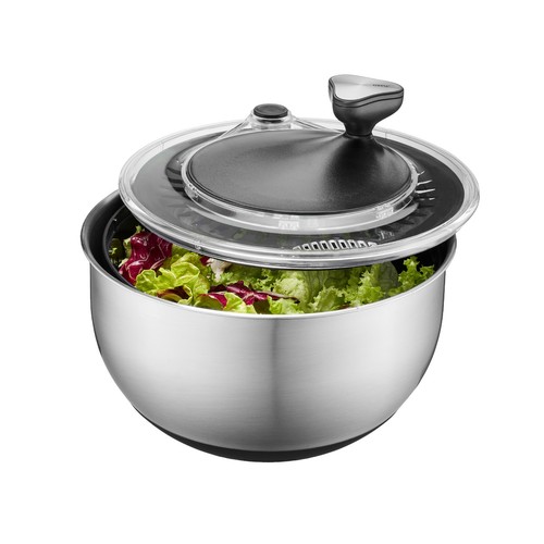 Salatschleuder edelstahl 5l - edelstahl, 4,5l