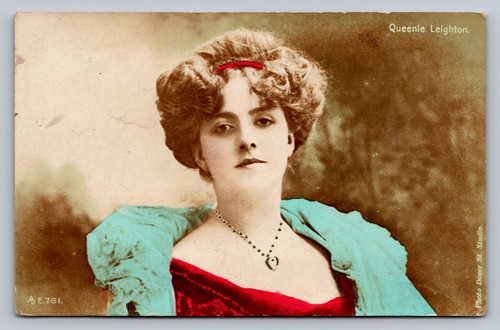 Postkarte queenie leighton - postkarte,