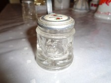 Schnapsglas Pinnchen mit Deckel mit dem Namen Heinrich auf dem Deckel