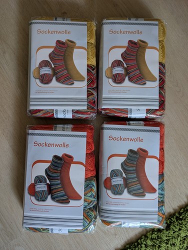 Sockenwolle strickset 800g - sockenwolle,