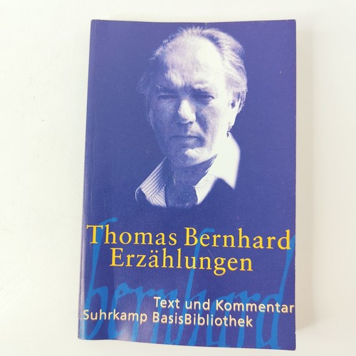 Thomas bernhard erzählungen - thomas,