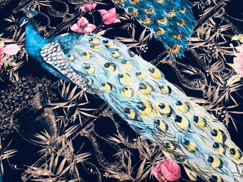 Pfau vogel blumen rosa - pfau,