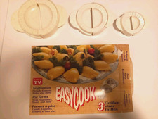 EASYCOOK Teigformen 3 Größen Ausstecher Teigtaschen Ravioli 