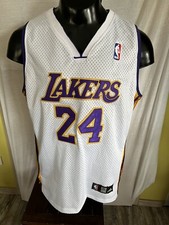 Adidas LA Lakers 24 Kobe Basketball Jersey Bryant M 48 Genäht Stiched Trikot
