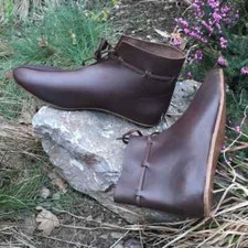 Mittelalter Leder Stiefel