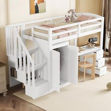 90x200cm hochbett kinderbett - hochbett,