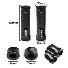 Schwarz Motorrad Griffe Griffleiste Lenker für Yamaha Raptor 700 700R 660R 350R