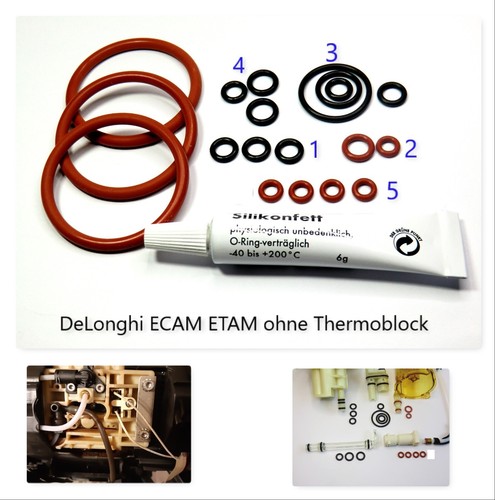 Delonghi ring dichtung set - delonghi,