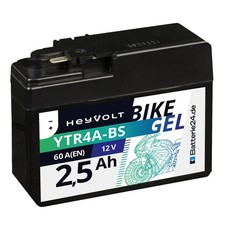 GEL Rollerbatterie 2,5Ah 12V YTR4A-BS Honda SZX 50 X Cross Sport X8R AF49