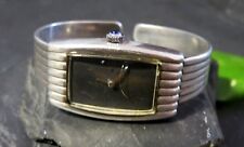 925 Silber Uhr Armbanduhr London 1975 RCK Roy Cecil King England Saphir Spange