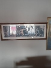 Altes Heiligenbild - Franjevački Samostan Hvar - Roselli: Zadnja Večera XVI-XVII