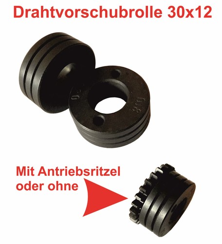 Drahtvorschubrolle 30x12 für