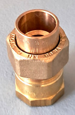 Viega Löt-Rohrverschraubung konischdichtend in 18mmxRp1/2 Rotguss innen Gew.