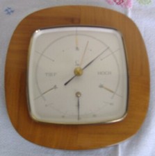 Baro/Thermometer, Eiche, 50er