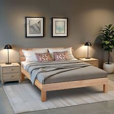 Bett Massivholz Leah Buche