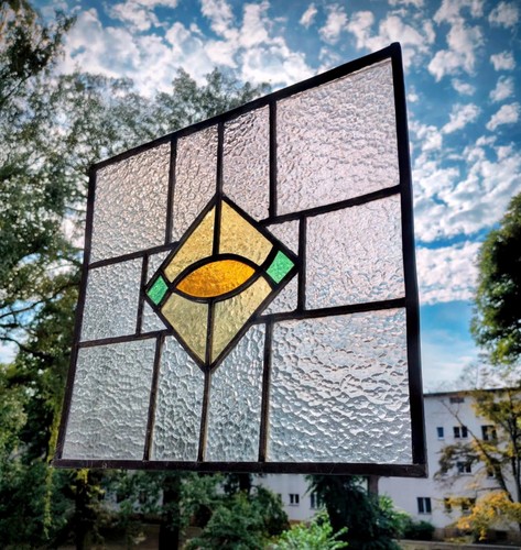 Jugendstil bleiglasfenster - jugendstil, um