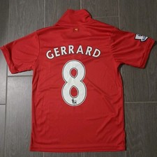 LFC Gerrard 8 Liverpool FC Trikot Größe: S Vintage 2012/13 Fußball Streatwear 