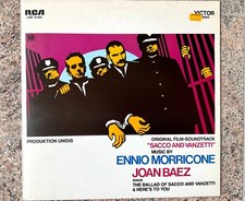 ? Sacco And Vanzetti - Ennio Morricone & Joan Baez LP Filmmusik Soundtrack EX