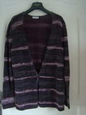 BONITA Poncho Strickjacke M 38 Damen Pullover Jacke Überwurf Wolle Alpaka lila