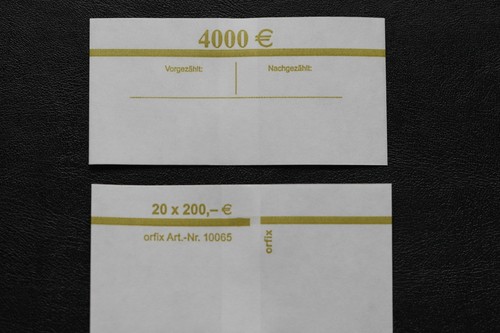 Stück geldscheinbanderolen - 50,