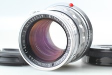 Vintage Mint Leica Summicron 50mm F/2 Rigid Objektiv M Halterung Leitz Ab Japan