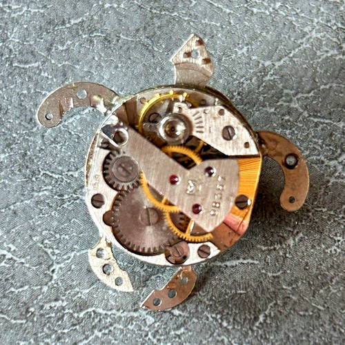 Steampunk brosche aus - brosche, echtem