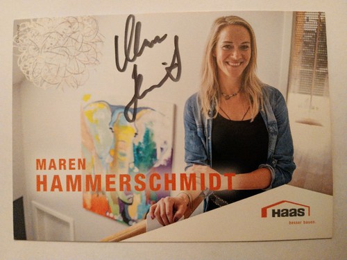 Maren hammerschmidt autogramm - maren,