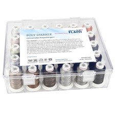 Gunold Poly Sparkle Miniking Stickgarn Box (30 Farben/ 1000 m)für Stickmaschinen