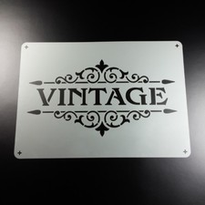 A5 Schablone Vintage