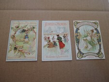 Seltene Jugendstil England Sammelkarte Huntley & Palmers Kalender 1896 1897 1901