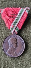 Militär Orden KuK Österreich Kaiser Karl bronzene Tapferkeits Medaille 1917/18