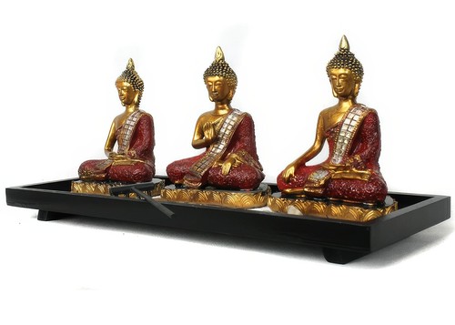 Zen garten mit drei - -,
