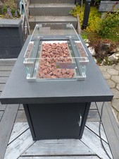 Rothmann Gas- Feuerstelle Friesland rechteckig mit Glasumrandung 13 kw