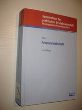 Personalwirtschaft  - von Klaus Olfert , 16. Aufl. 2015