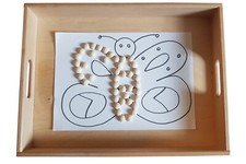 Legespiel nach Montessori: 62