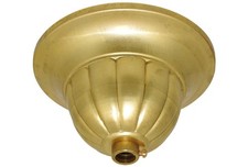 Baldachin 55x99 Rohmessing Stellring Rohr Ø 10mm Vintage Retro Lampe P424510-01