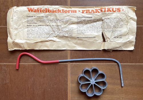 Ddr waffelbackform praktikus - ddr,